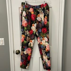 J.Crew Collection floral print pant - stunning - EUC